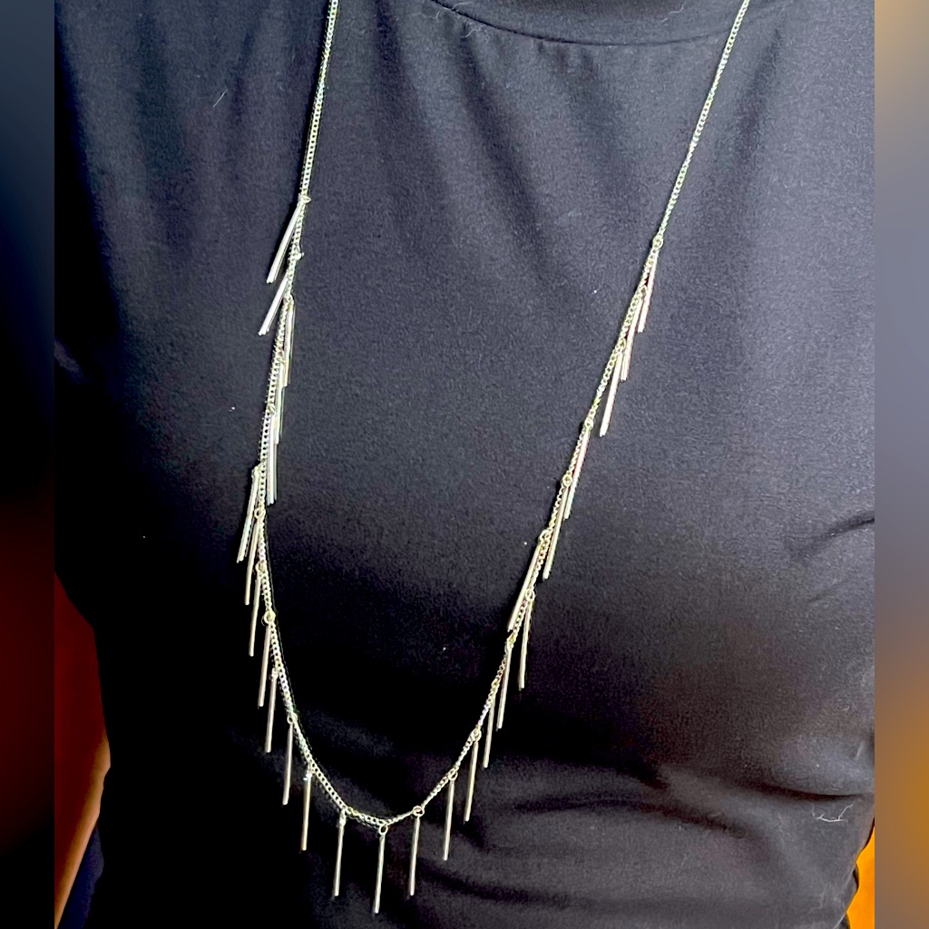 Halden Metal Fringe Layering Necklace
